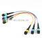 Fiber Optic Male To Male 100G MPO Connector Patch Cord Jumper