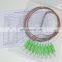 1:4,1:8,1:16 Mini steel tube type Fiber Optic PLC Splitter with SC connector