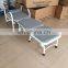 High quality medical Carbon steel spraying Accompanier's chair with wheel for hospital