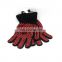 Aramid Fiber Silicone BBQ Cooking Glove 932F Extreme Heat Resistant Black BBQ Gloves OEM