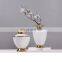 Luxury Creative  White Porcelain Ceramic Vase For Boho Home Decoration