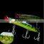 5 colors 11cm, 13g 3D Laser Luminous Painting Fishing Bait Popper Lure saltwater topwater hot selling Lure