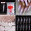 High Quality 500pcs New Arrival Fake Art Patch Ballet Sheet Transparent Coffin Full Cover Press On Armor Spot False Nail Tips