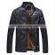 Men  jacket Spring autumn Casual Men Leather Fashion Jacket New Slim Fit outerwear Size S-3XL