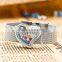 metal charm girl birthstone floating charm (February)