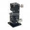 LWD4040 XYZ 3 Axis 40x40mm High Precision Slide Table Manual Linear Positioning Stage Dovetail For CCD Position Lab Optical