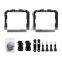 Aluminum Rearview Mirror Rain Shield For Jeep Wrangler JK  07+ 4x4 accessory maiker manufacturer