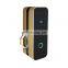 smart safety aluminum glass door lock card password frameless magnetic card automatic sliding glass door lock