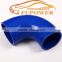 2.5" to 2.5 Inch (64mm) 90 Degree Silicone Reducer Elbow Hose for Turbo intercooler /oil cooler/Radiator Coupler Hose pipe blue
