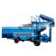 High efficiency small scale movable gold processing rotary trommel screen