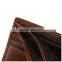 Custom Design High Quality Wholesale price RFID blocking custom logo genuine leather men s wallet