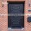 Lobby Cast Aluminum Front Doors Steel Security Main Door Design Entry Entrance Armored Door