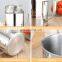 Oil Strainer Pot Grease Can,Food Strainer Stainless Steel Oil Storage Can Container with Fine Mesh Strainer,Suitable for Storing
