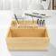 Bamboo Pencil Holder Desk Organizer Multi-Functional Diy Pen Holder Box Desktop For Office Bathroom