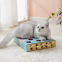 Mouse Popping Out of Paper Box Relieve Boredom Cat Toy Five Hole Whack-a-mole Cat Scratcher Interactive Cat Scrtacher Board
