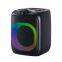HS-TS06C2 Single  6.5 Inch Party Speaker Powered 40W Bass Bt Wireless Portable Rechargeable Lighting Karaoke Speakers