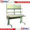 industrial steel work bench with wheels