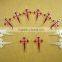 Silver Plating Catholic Saint James Crusader Rosary Crucifix Cross