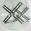 2016 Foshan Shunde Hot Sales Factory Supply Pure Glass Metal Stainless Steel Coffee Table