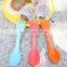 3 in 1 plastic cutlery knife fork spoon spork