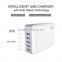 Newest Design QC 2.0 Broad Compatibility Super Fast Portable Multi Port Phone USB Charger Station