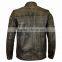Golden Shaded Motorcycle Men Leather Custom Man Jackets
