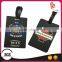 special desgin original debossed black luggage tag
