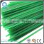 Thick diameter 2.50mm rectangular cross section profile light crimped PP plastic fiber bristle in green color for garden brush