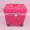 trolley rooling make up beauty kit vanity leather jewelry box