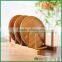 Bamboo Kitchen Dish Holder and Plate