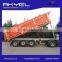 dump semi trailer with opening cover