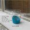 8 oz thick clear promotional drinking glass with silicone sleeve