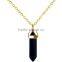 Girls and boys fashional hexagon prism crystal pendant necklace                        
                                                Quality Choice