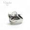 Totem Pattern Silver Large Dearest Plain Finger Metal Ring