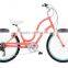 26" Male Beach Cruiser red bicycle bike beach chopper bicycle (B-26030)