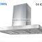 GS CE kitchen curved glass island cooker hood