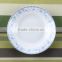Ceramic deep dish plates/royal bone dinner plate made in china