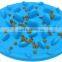 techwell hot sell large size silicone slow feeder dog bowl