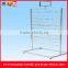 Four trays stainless steel sock display rack for shop