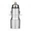 CE RoHS portable dual usb car mobile charger QC2.0