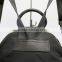 Special design high quality brand soft black leather casual backpack for girls