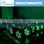 12X10W Par Flat Light Battery DMX Powered Wireless Led Par Can