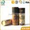 Guangzhou manufacture rolled edge printed paper packing can paper cans packaging for cigarette