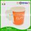 8oz Plastic paper coffee cups and lids with top design