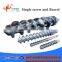 Rubber Hot/Cold Feeding Extruder Single Screw Barrel