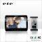 10 inch hd door bell type video door phone intercom system with photo memory & video talking function