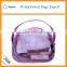 Transparent pvc cosmetic bag sets high quality fashion zipper pvc bag