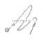 Women jewelry elegant pearl bead with sterling silver necklaces long necklace