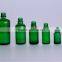 50ml green essential oil glass bottle with pipette