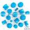 body piercing wholesale custom charming blue turquoise 30mm stone gauges